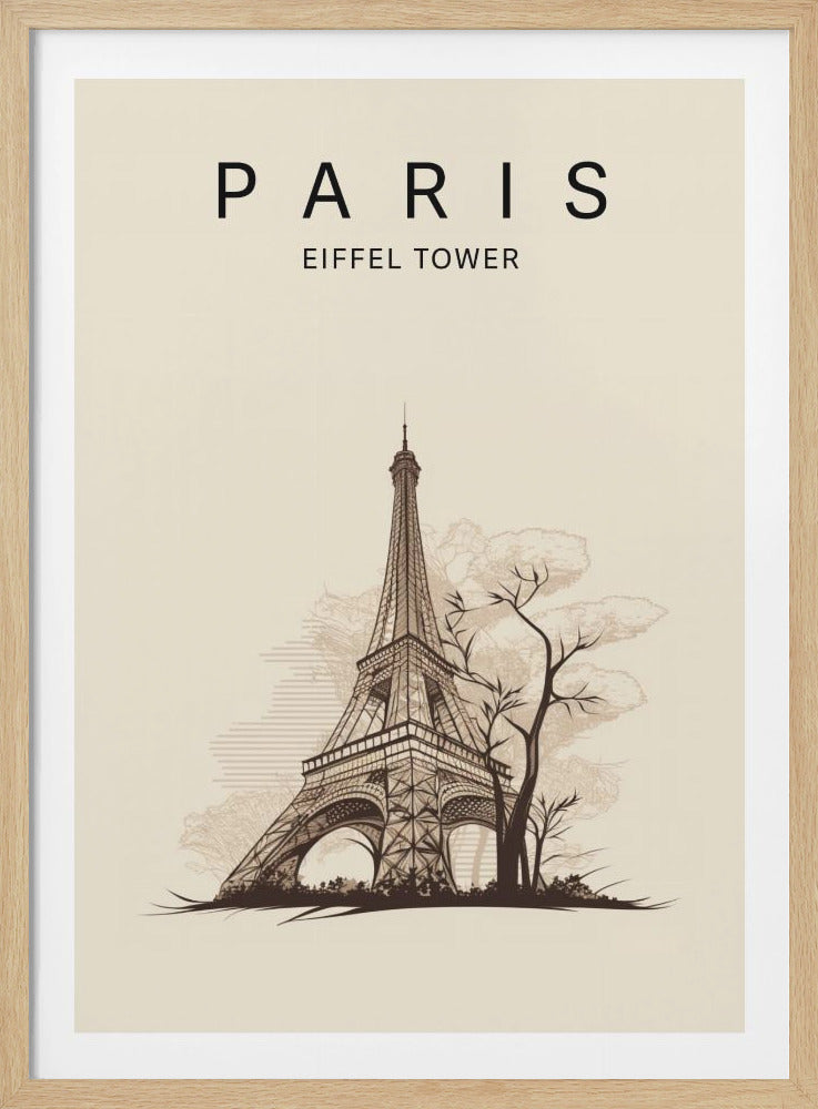 Paris Eiffel Tower - Poster / Art Print