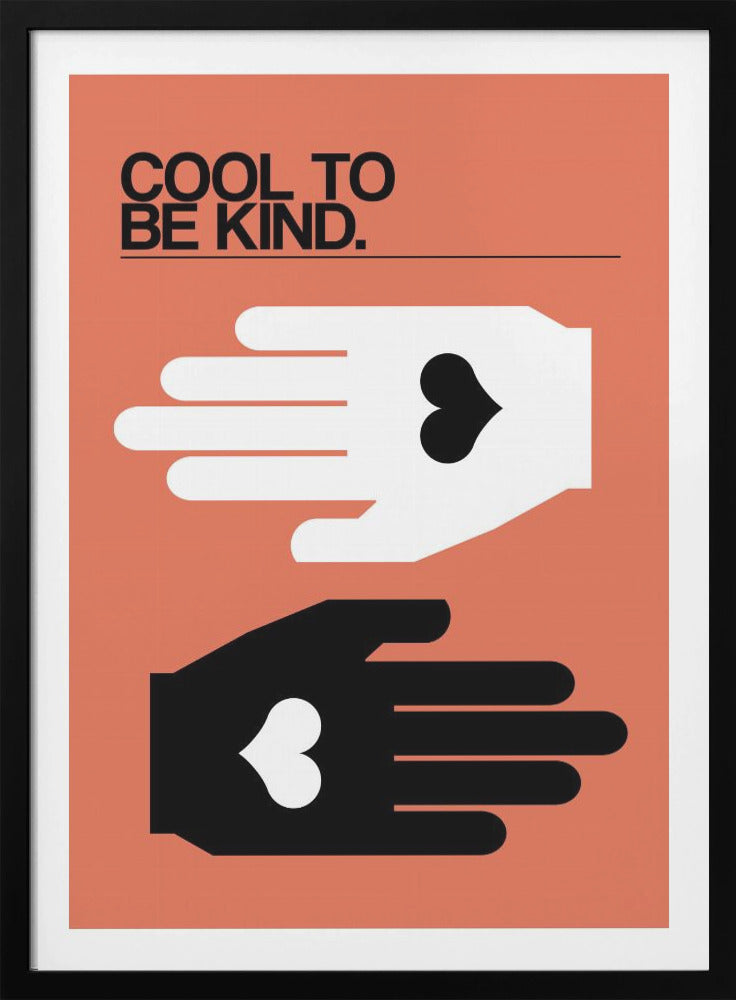 Cool To Be Kind Salmon - Poster / Art Print