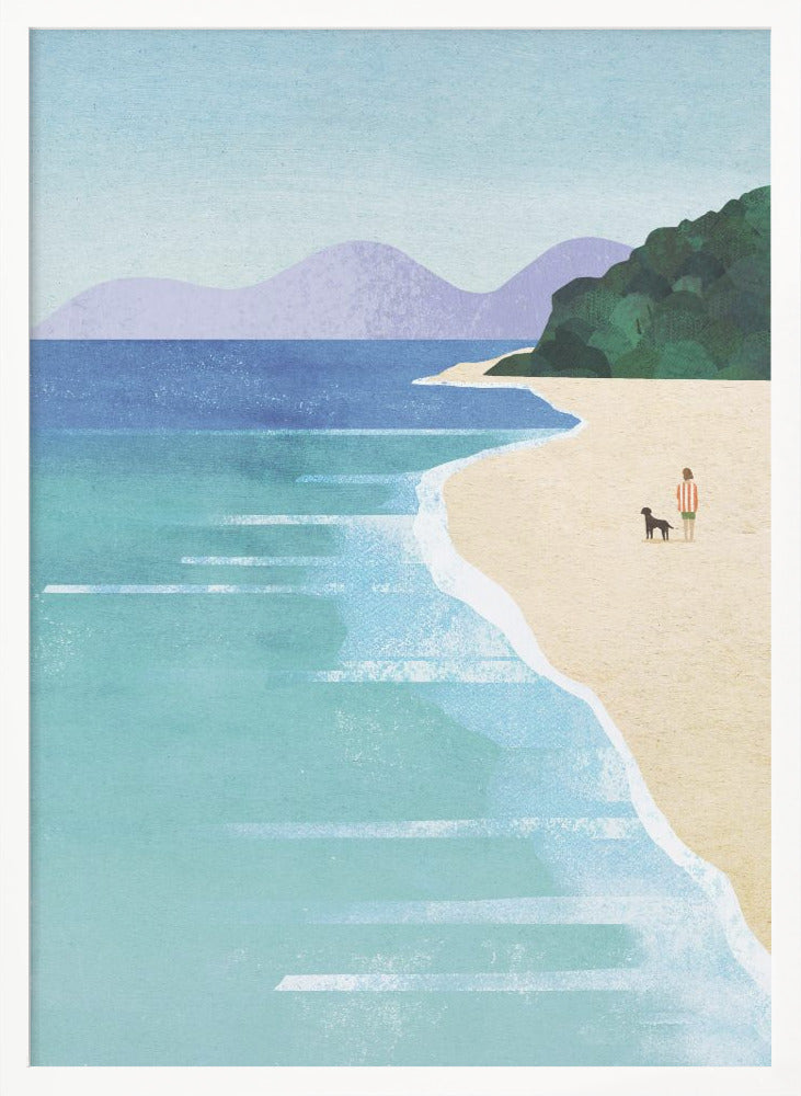 Beach Girl iii - Poster / Art Print