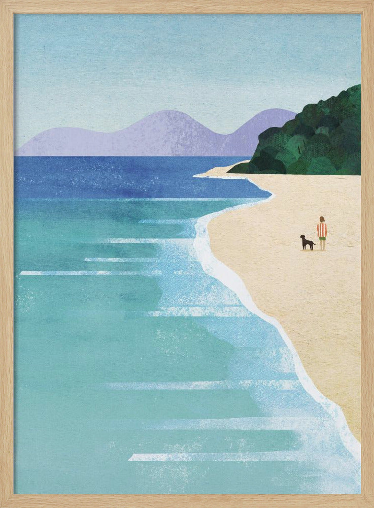 Beach Girl iii - Poster / Art Print