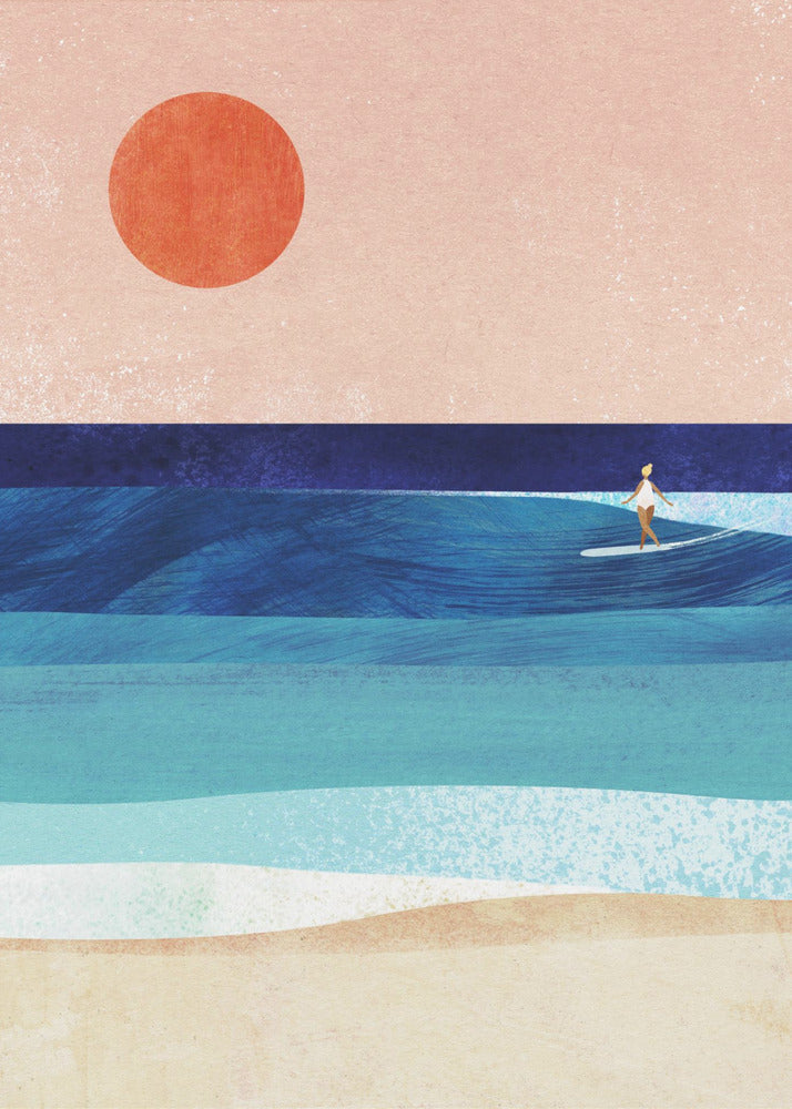 Surf Girl - Poster / Art Print