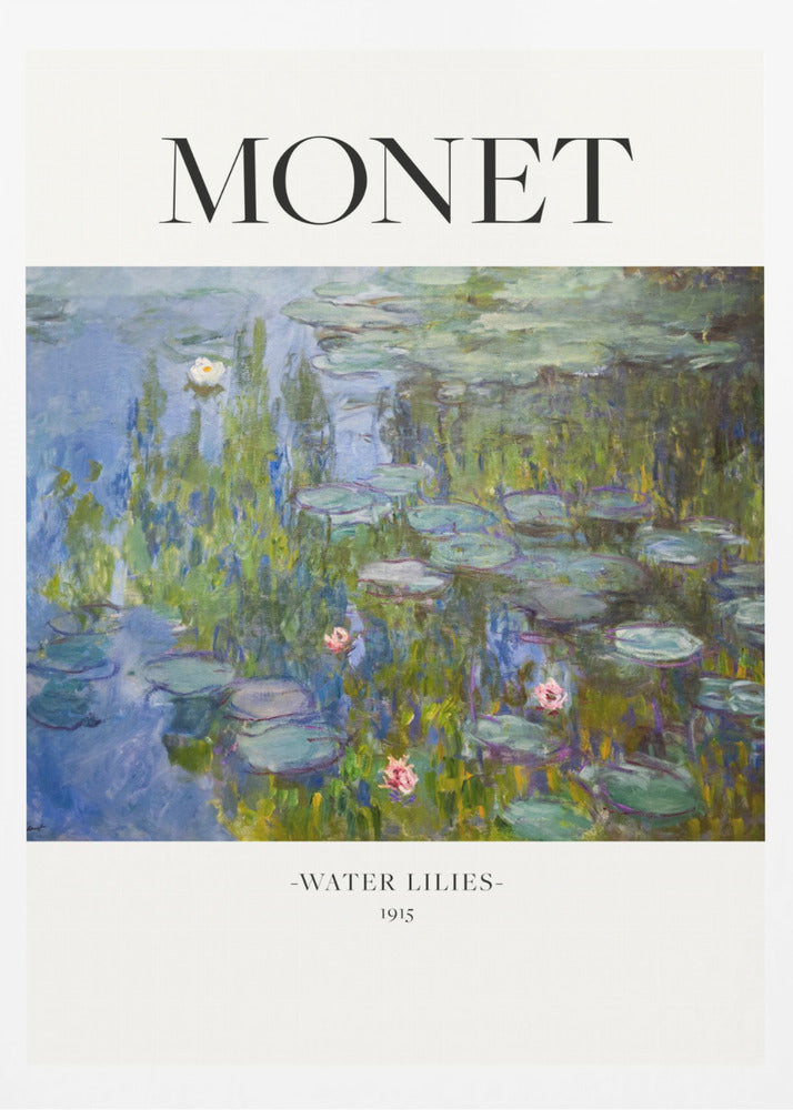 Water Lilies 1915 - Poster / Art Print