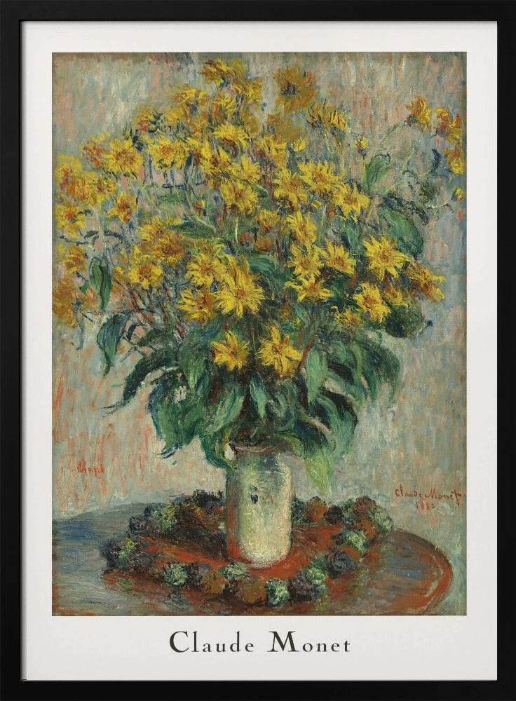 Jerusalem Artichoke Flowers - Poster / Art Print