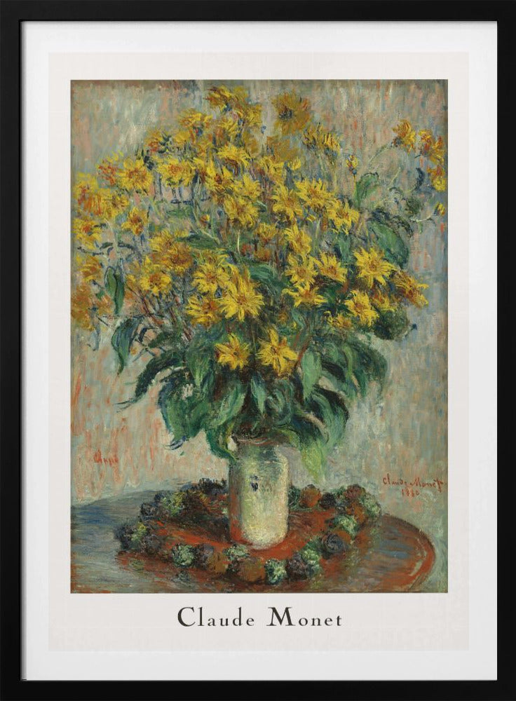 Jerusalem Artichoke Flowers - Poster / Art Print