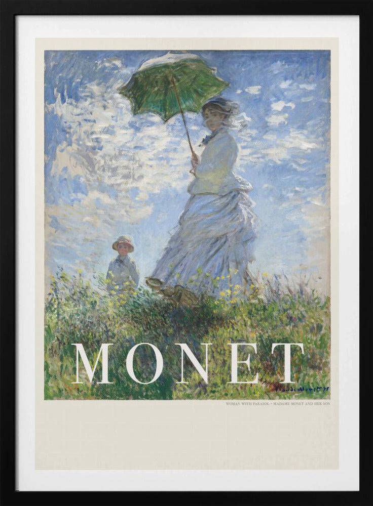 Woman With Parasol - Poster / Art Print