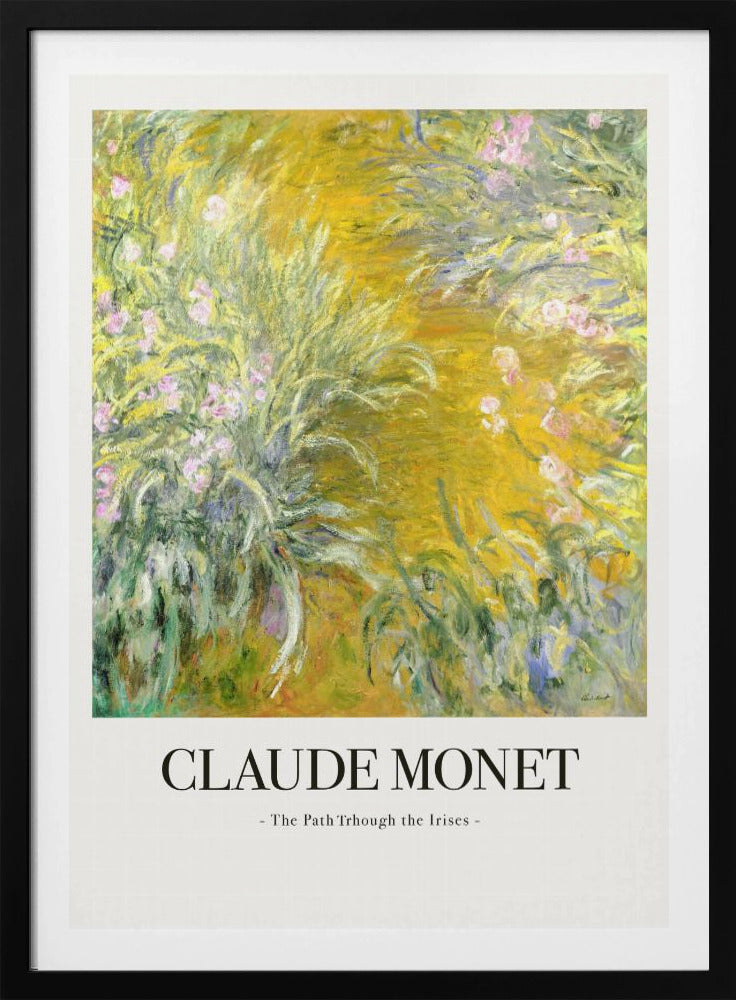 The Path Through The Irises - Poster / Art Print