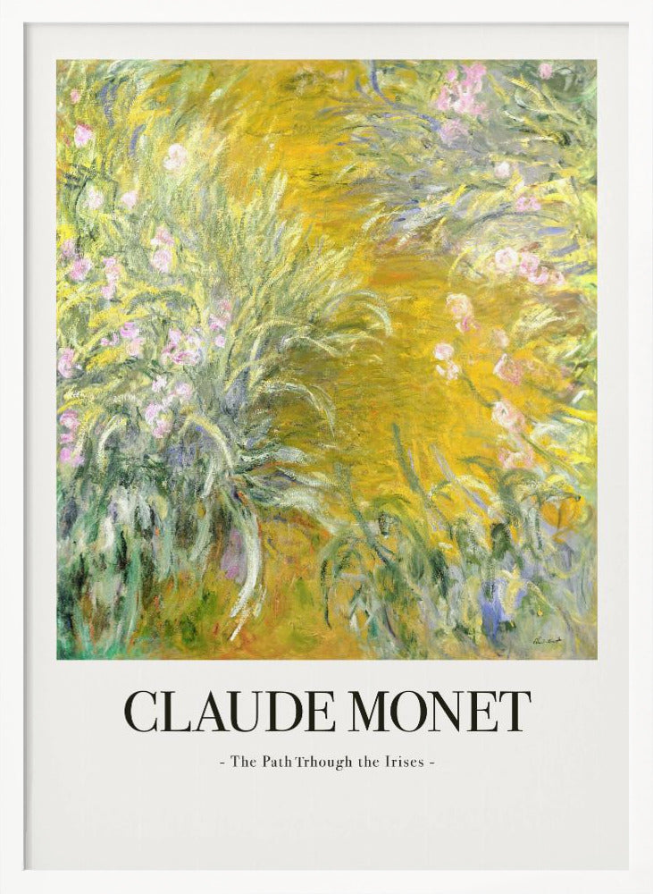 The Path Through The Irises - Poster / Art Print