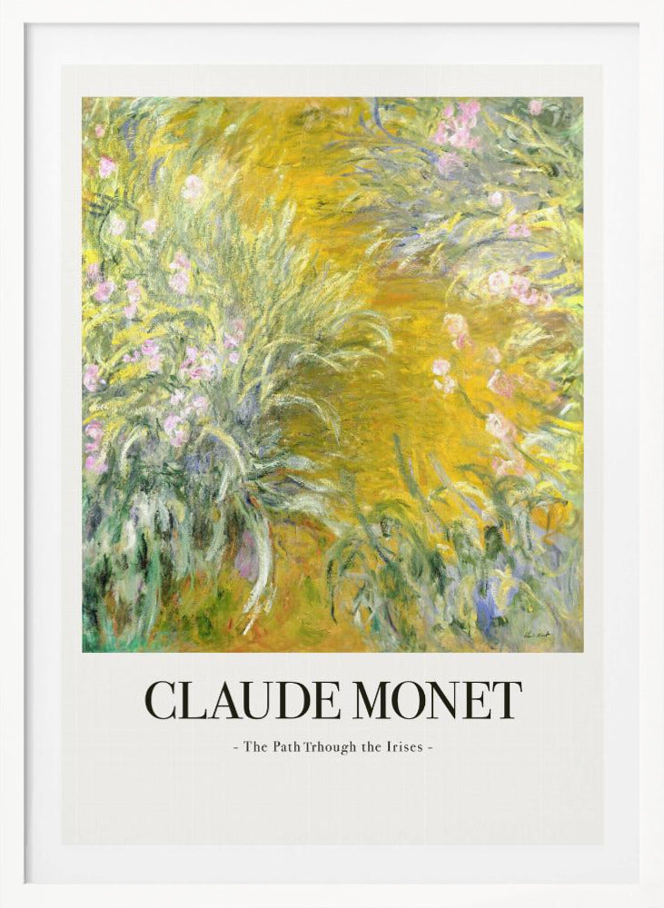 The Path Through The Irises - Poster / Art Print
