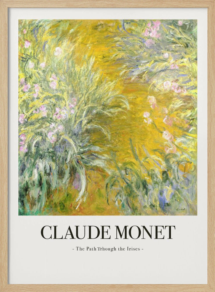 The Path Through The Irises - Poster / Art Print