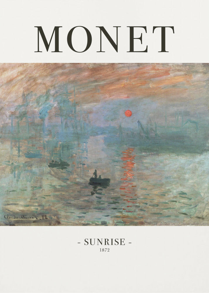 Sunrise 1872 - Poster / Art Print