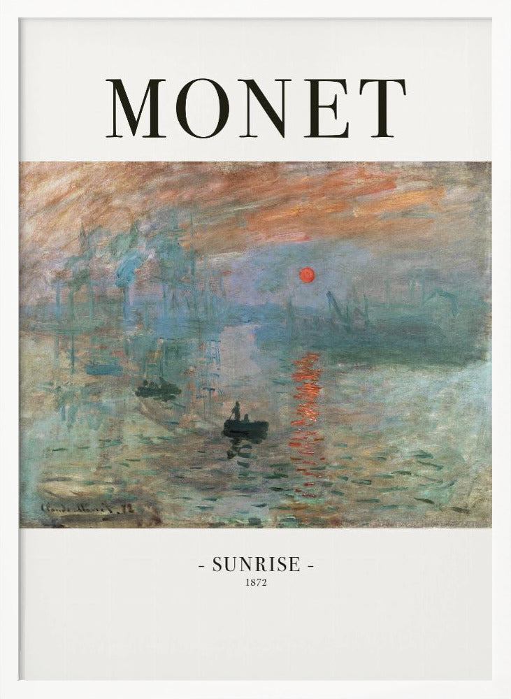 Sunrise 1872 - Poster / Art Print