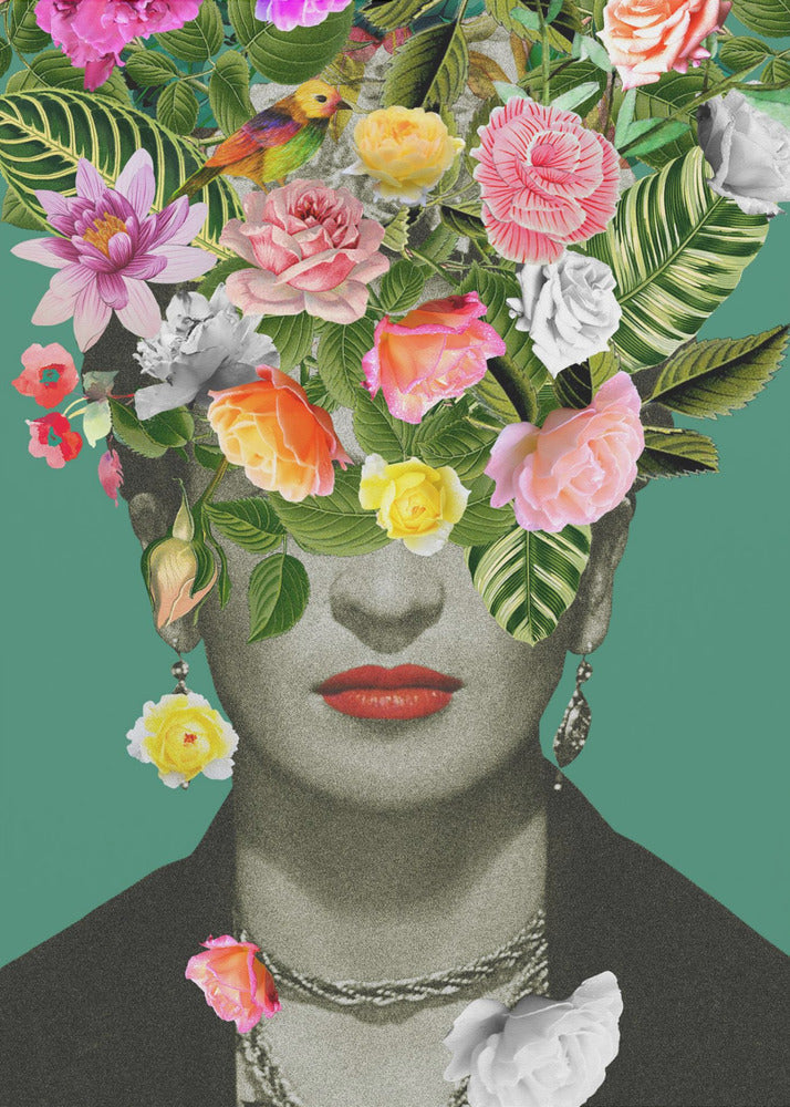 Floral Frida - Poster / Art Print