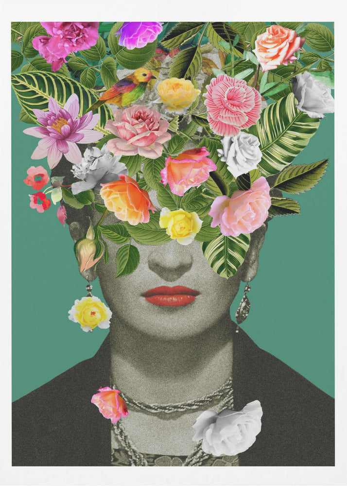Floral Frida - Poster / Art Print