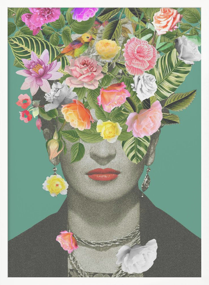 Floral Frida - Poster / Art Print