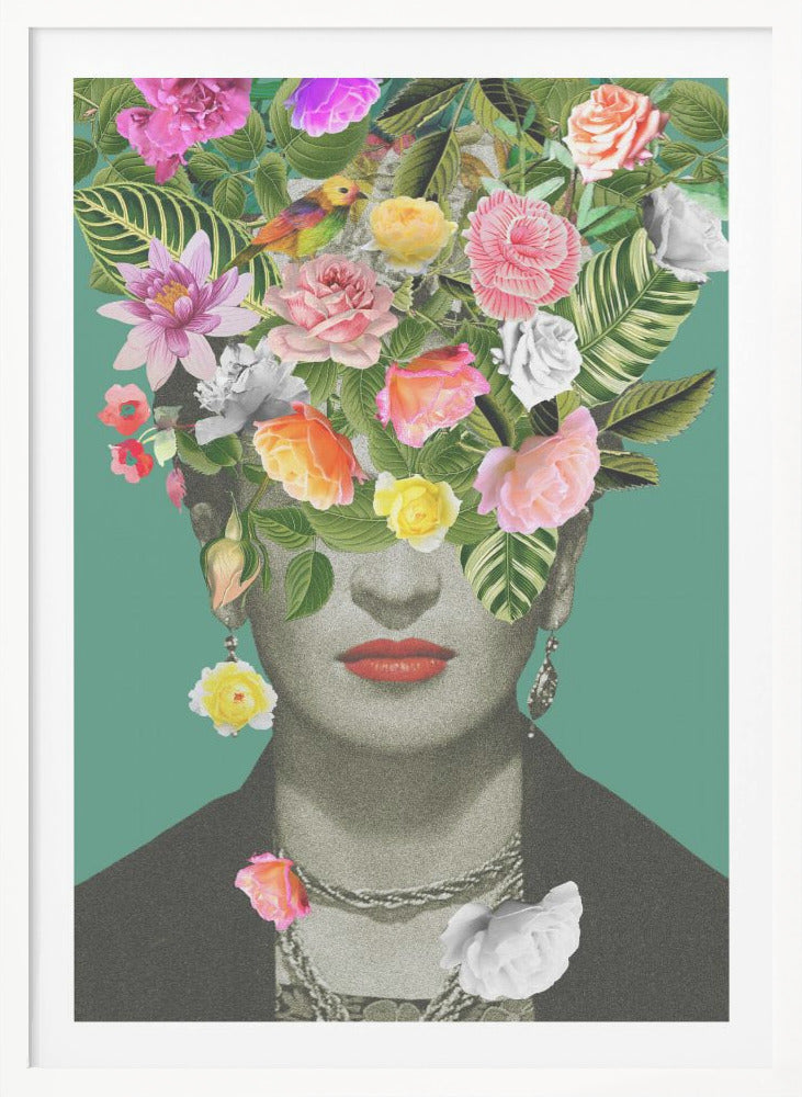 Floral Frida - Poster / Art Print