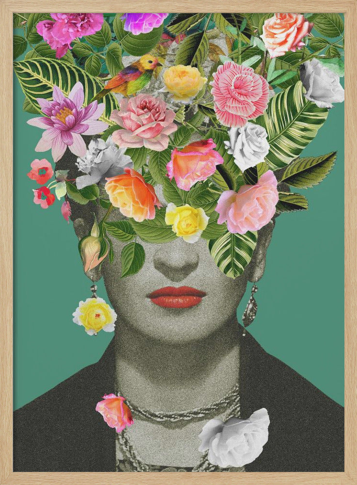 Floral Frida - Poster / Art Print