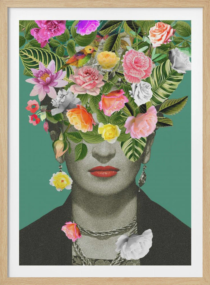 Floral Frida - Poster / Art Print