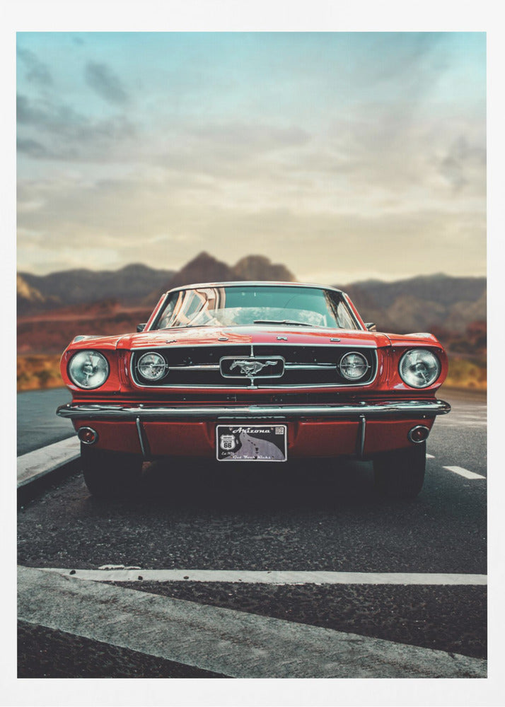 Vintage Car Love - Poster / Art Print