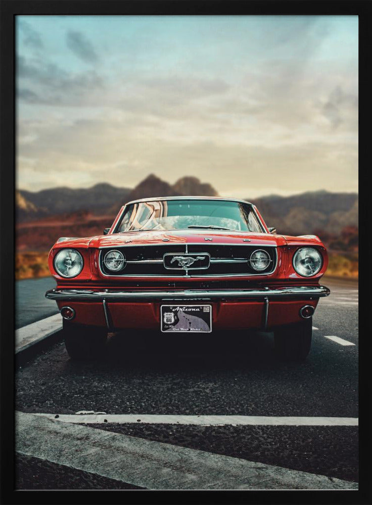 Vintage Car Love - Poster / Art Print