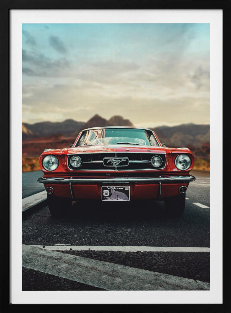 Vintage Car Love - Poster / Art Print