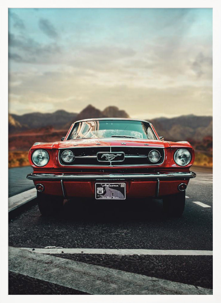 Vintage Car Love - Poster / Art Print