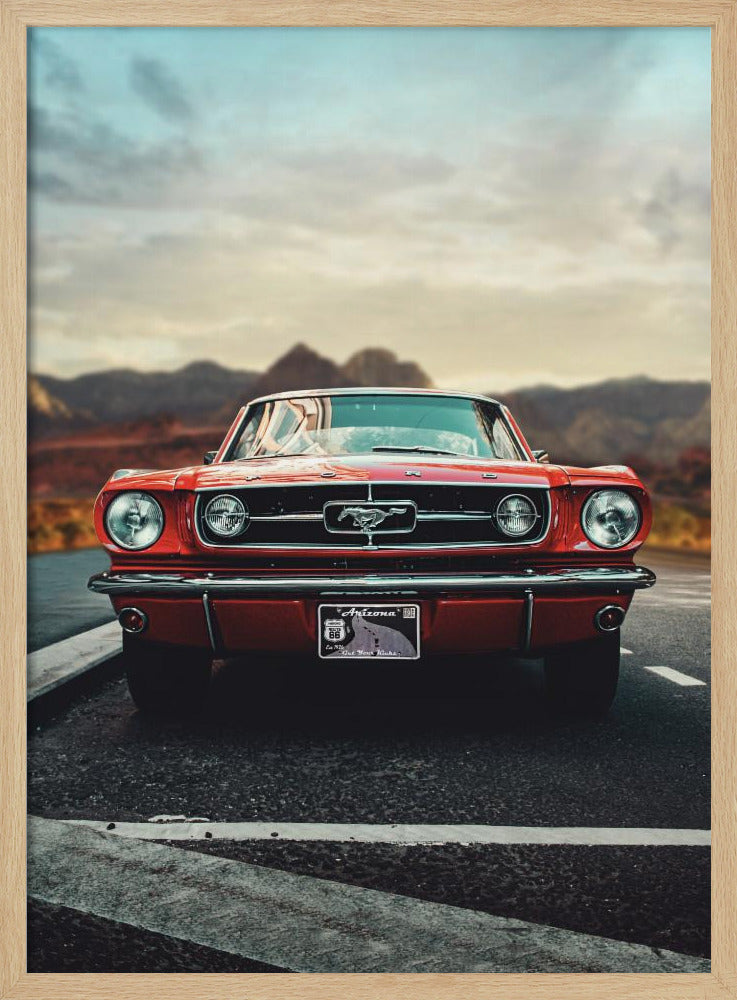 Vintage Car Love - Poster / Art Print