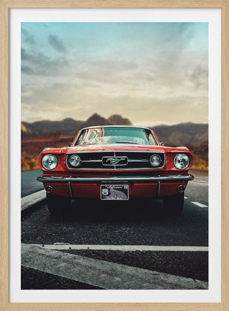 Vintage Car Love - Poster / Art Print