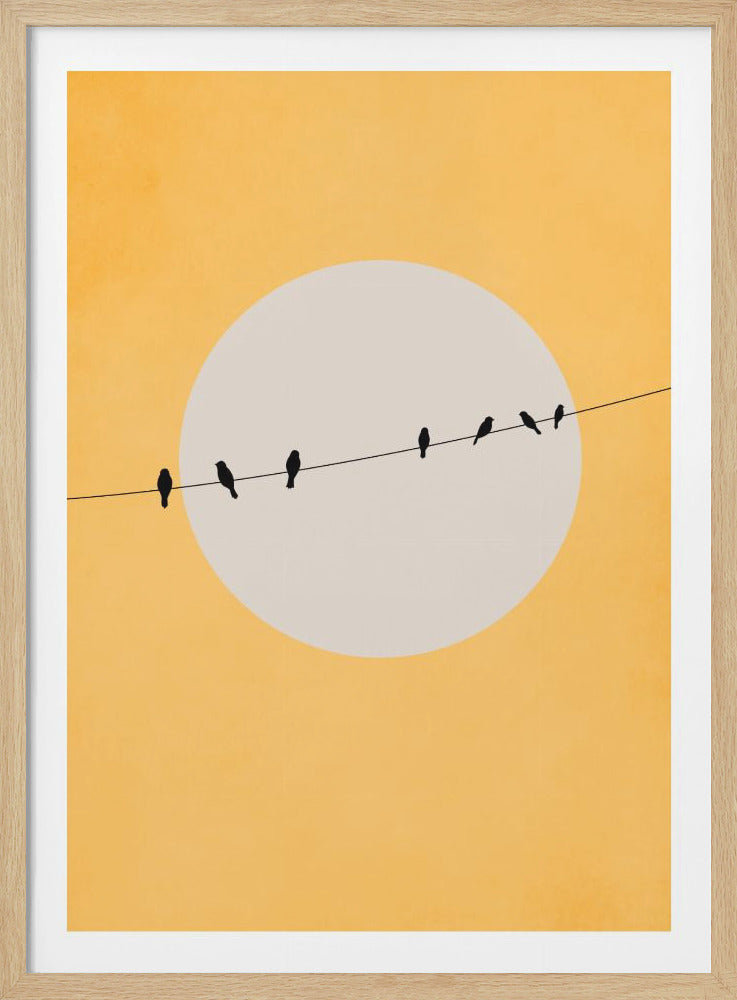 Chirping and Chilling - Poster / Art Print