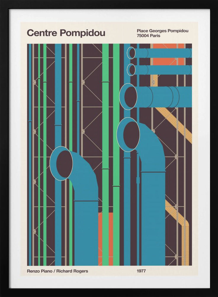 Pompidou - Poster / Art Print