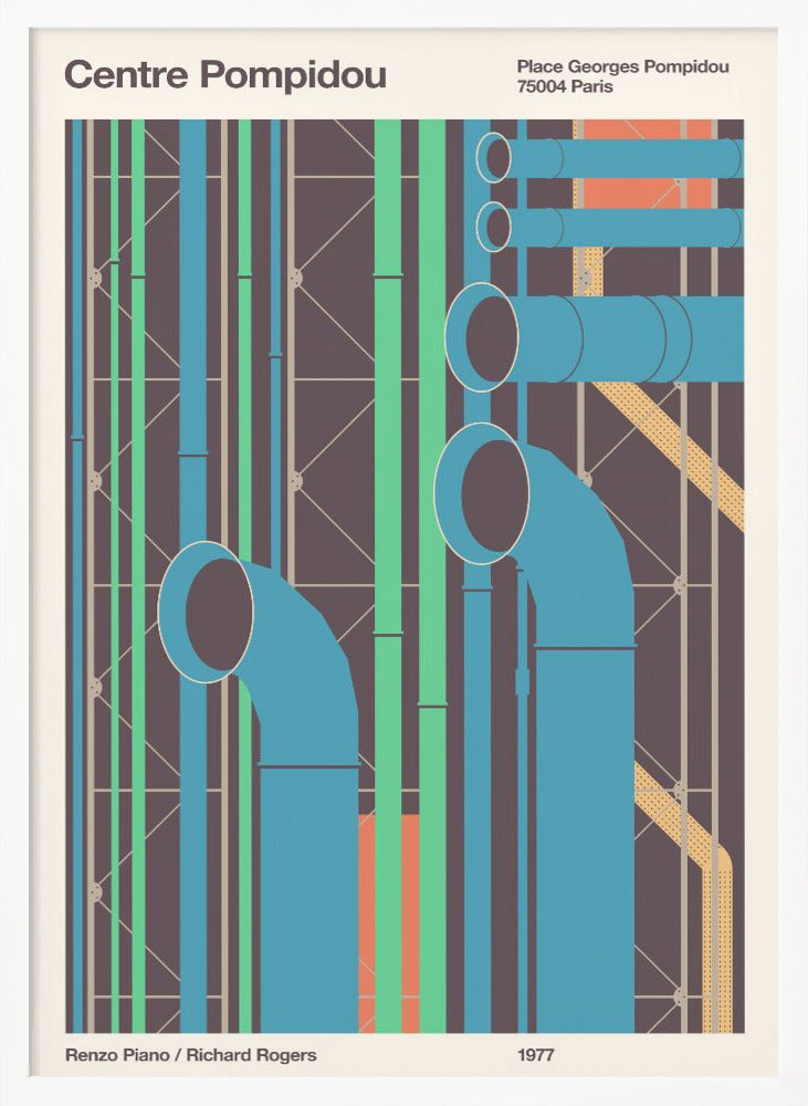 Pompidou - Poster / Art Print