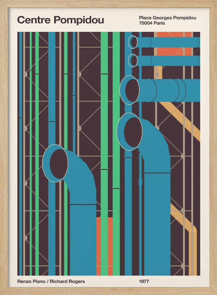 Pompidou - Poster / Art Print