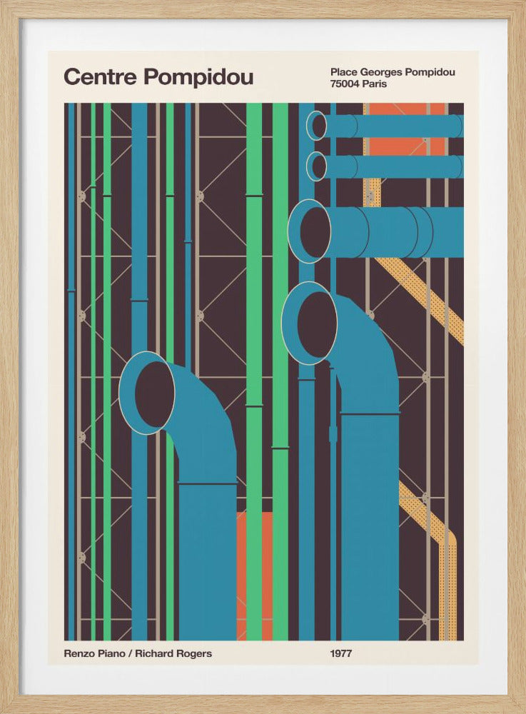 Pompidou - Poster / Art Print