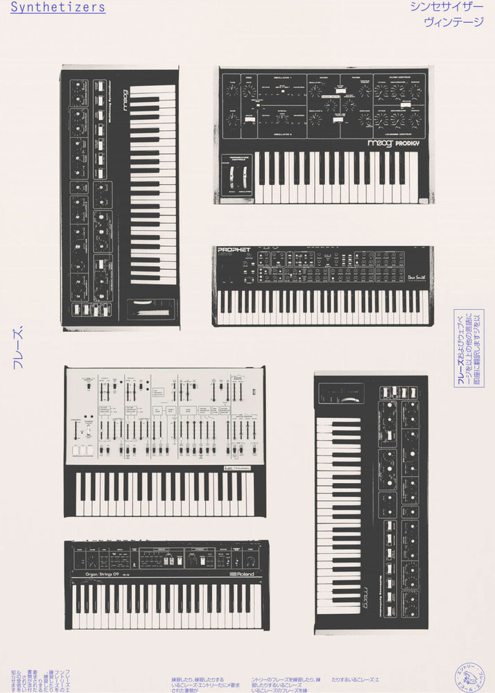 Synthetisers - Poster / Art Print