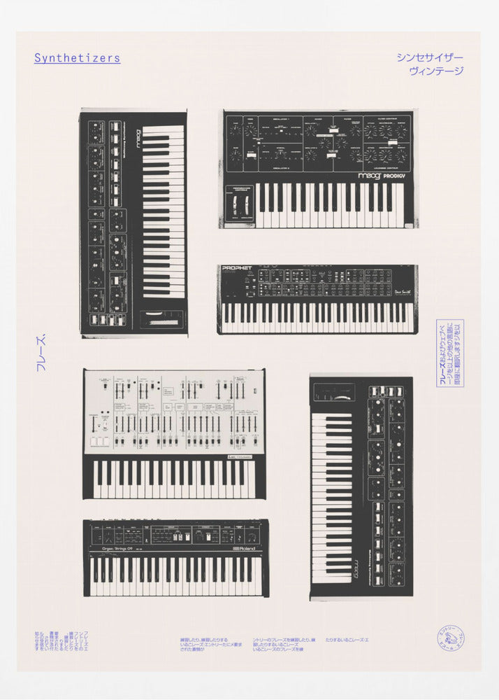 Synthetisers - Poster / Art Print