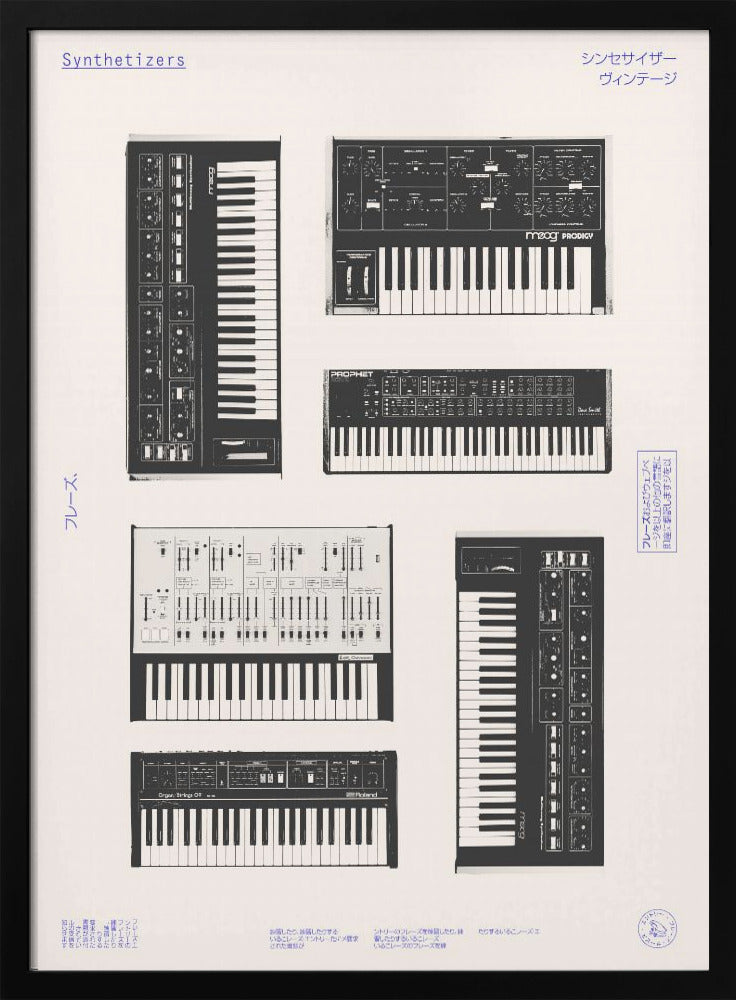 Synthetisers - Poster / Art Print