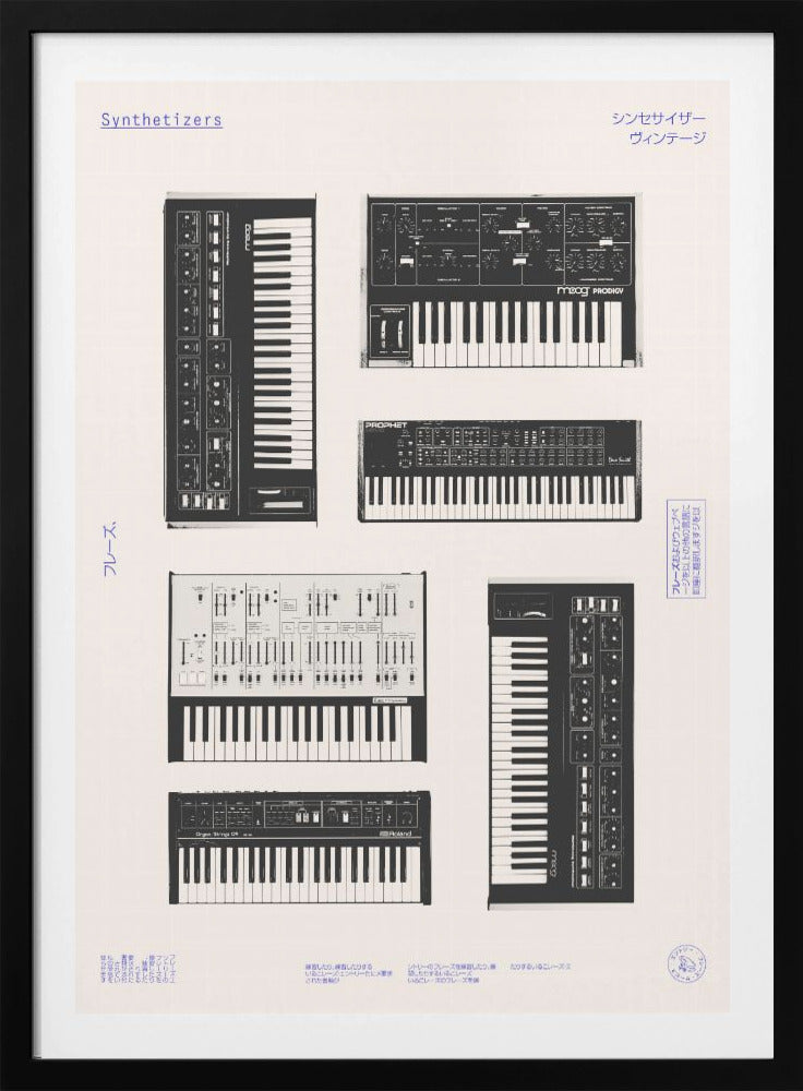 Synthetisers - Poster / Art Print