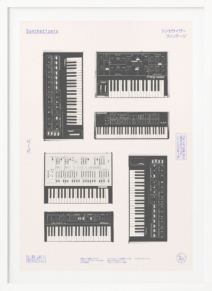 Synthetisers - Poster / Art Print