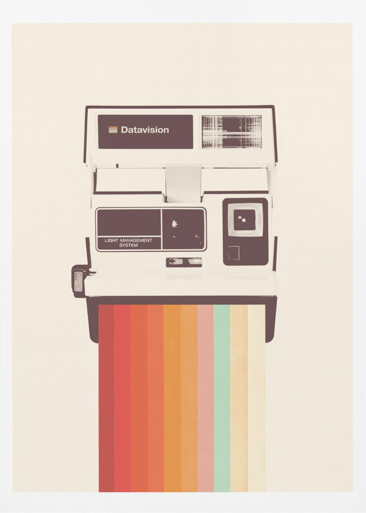 Instant Camera Rainbow - Poster / Art Print