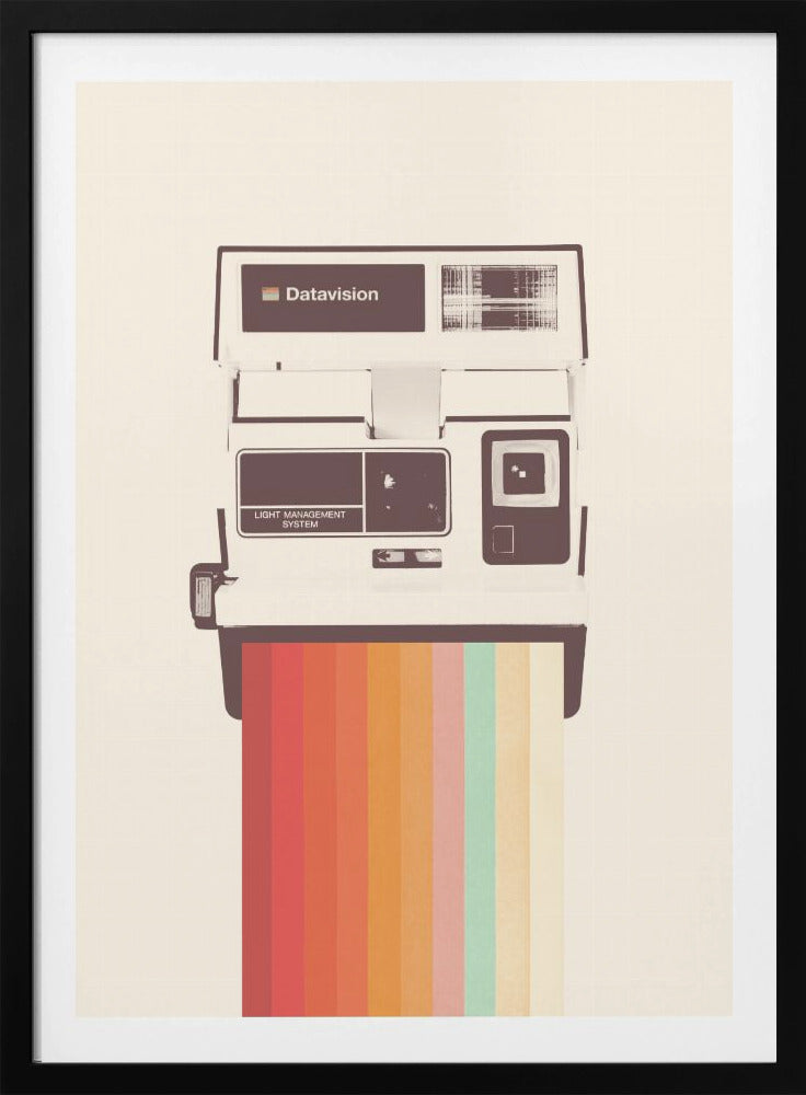Instant Camera Rainbow - Poster / Art Print