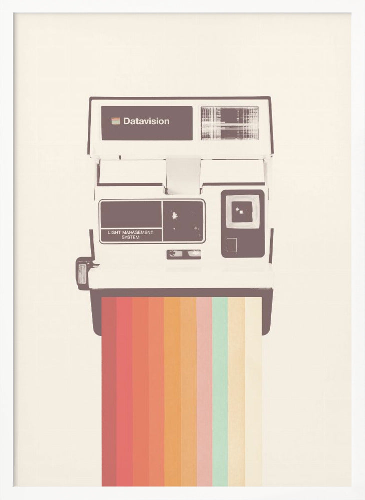 Instant Camera Rainbow - Poster / Art Print