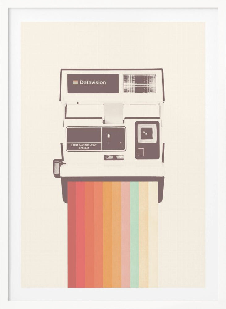 Instant Camera Rainbow - Poster / Art Print