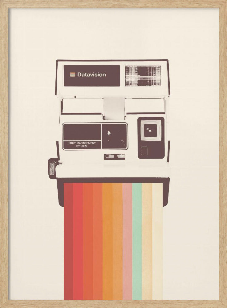 Instant Camera Rainbow - Poster / Art Print