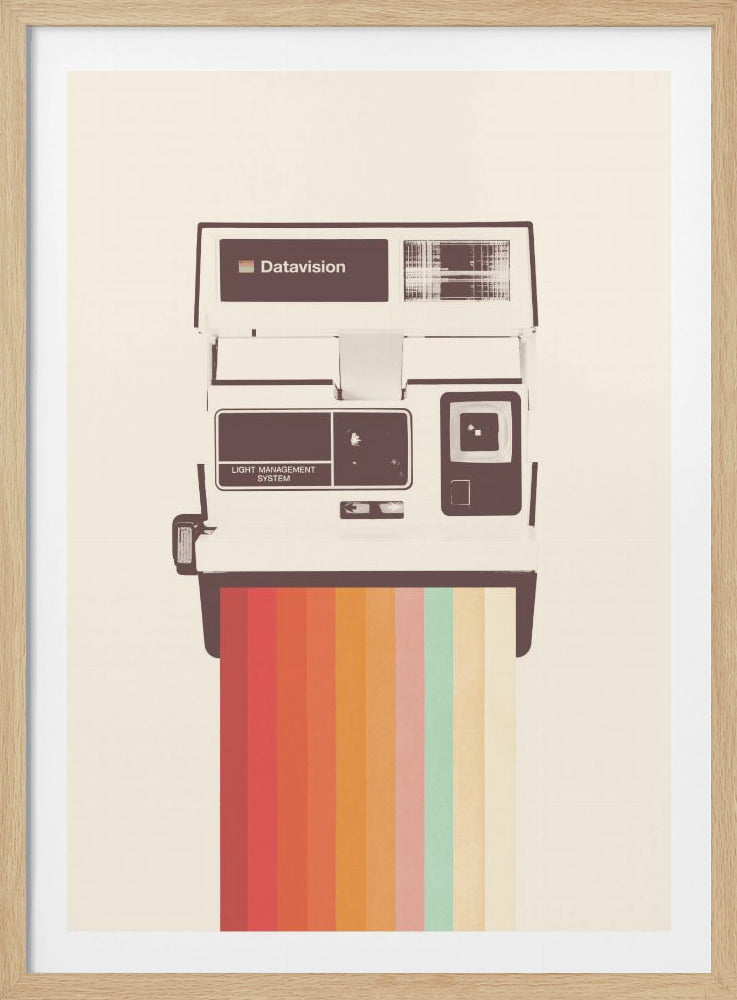 Instant Camera Rainbow - Poster / Art Print