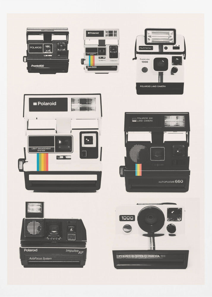 Instant Camera Collection - Poster / Art Print