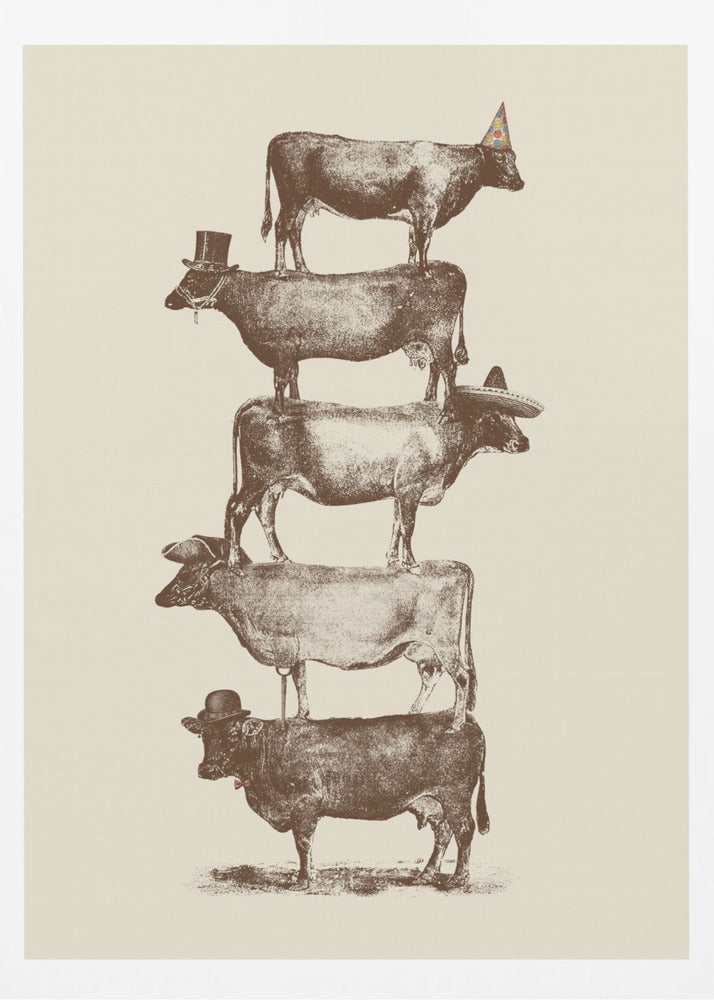 Cow Cow Nuts - Poster / Art Print