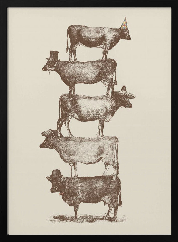 Cow Cow Nuts - Poster / Art Print