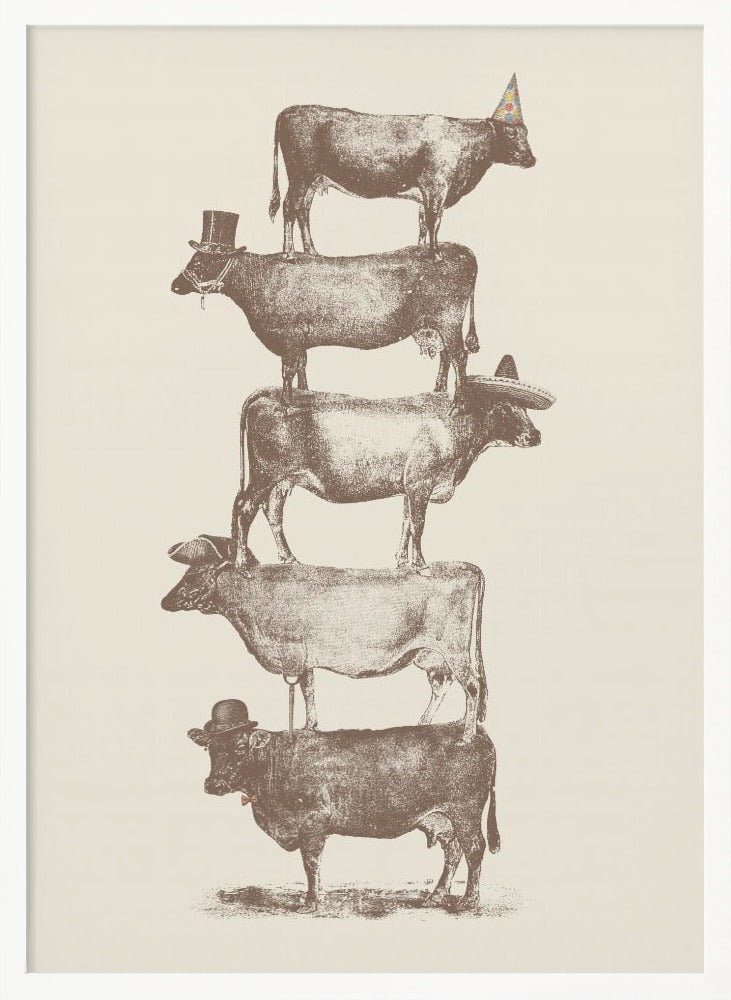 Cow Cow Nuts - Poster / Art Print
