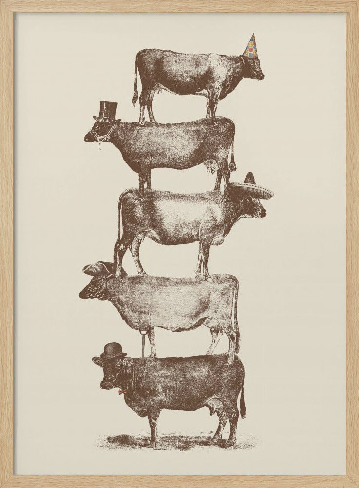 Cow Cow Nuts - Poster / Art Print
