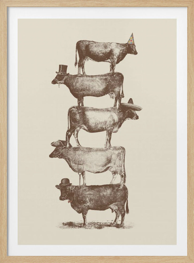 Cow Cow Nuts - Poster / Art Print