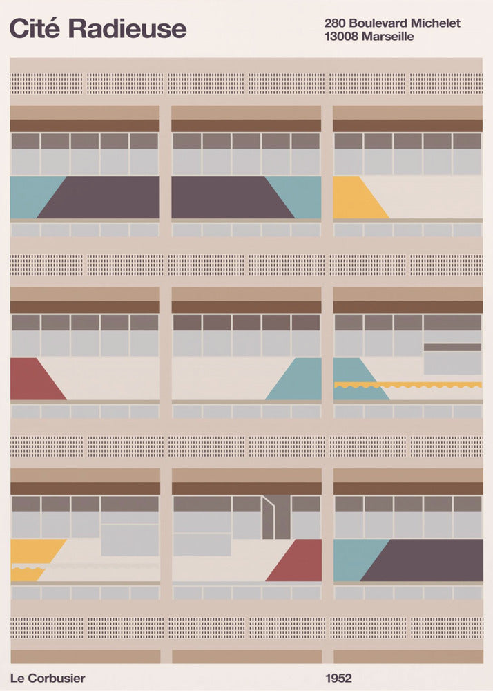 Cite Radieuse - Poster / Art Print